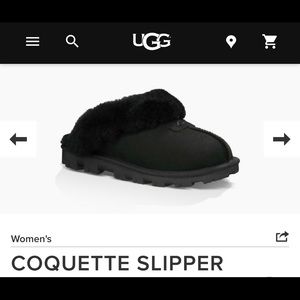 Ugg black slipper! NWOT!!!